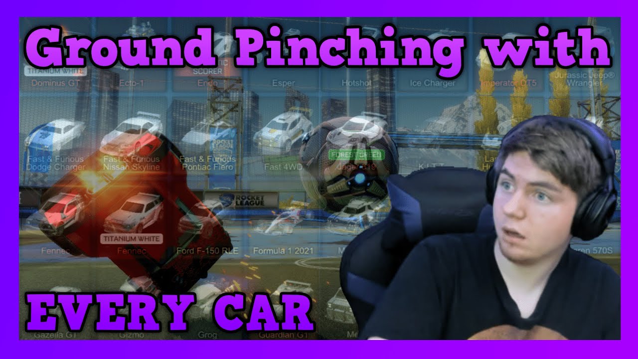 Ground Pinching w/ EVERY CAR in Rocket League! | Part 1