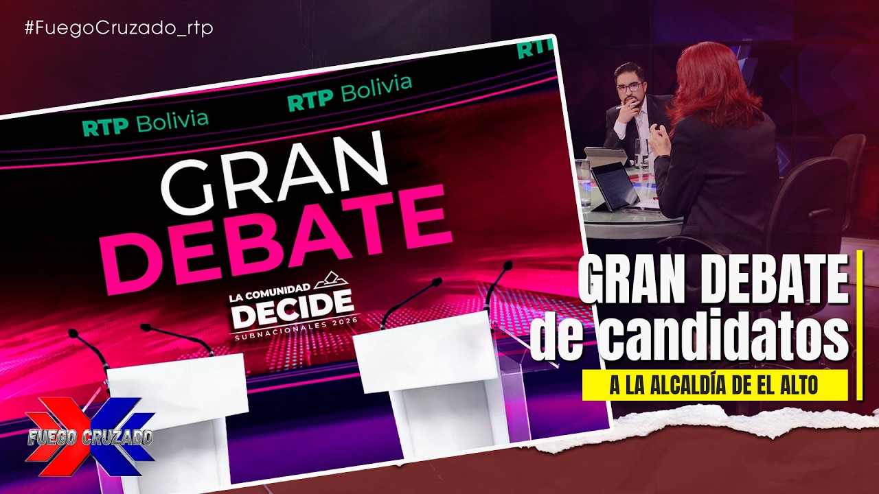 GRAN DEBATE de candidatos a la Alcaldía de El Alto