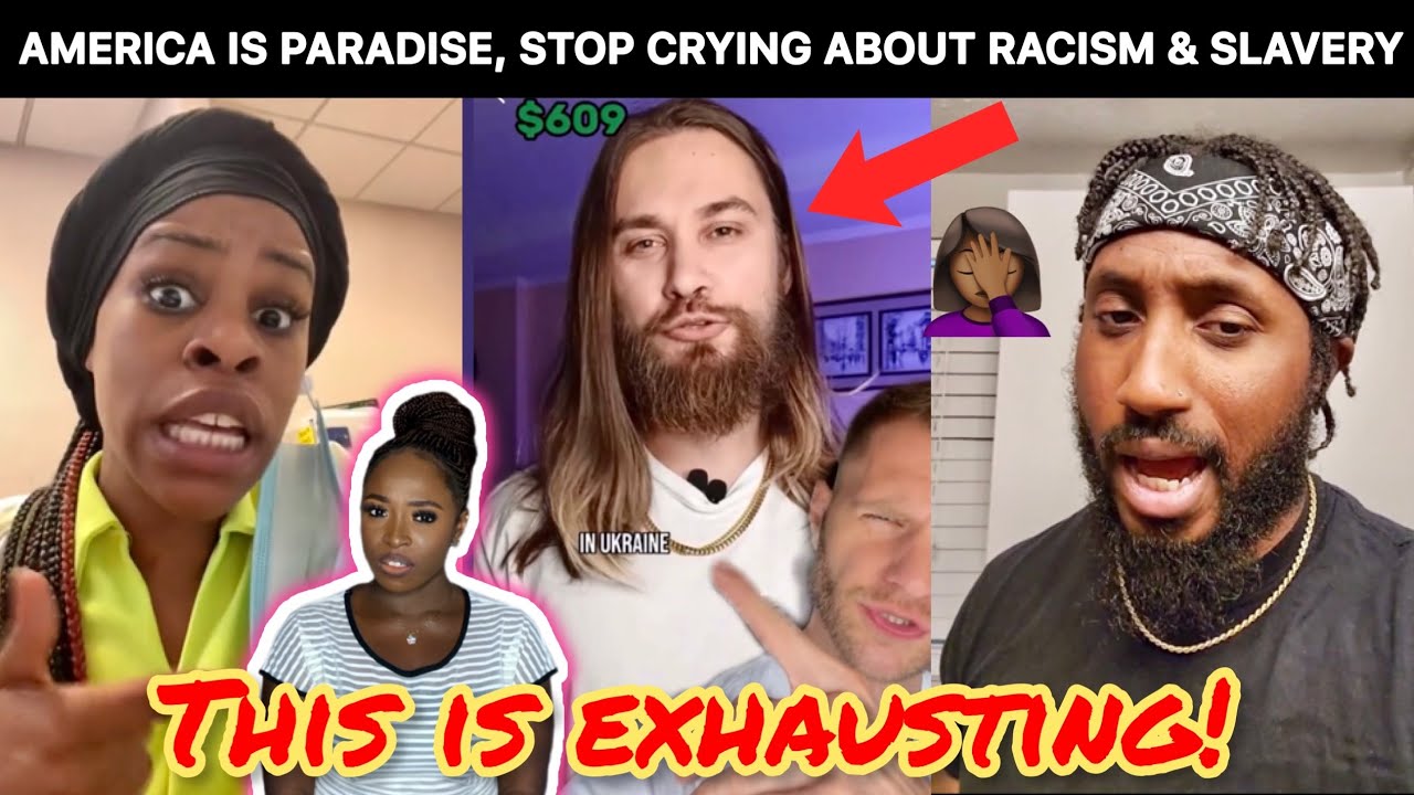“Black Americans are privileged & entitled” EUROPEAN MAN Bashes AFRICAN AMERICANS