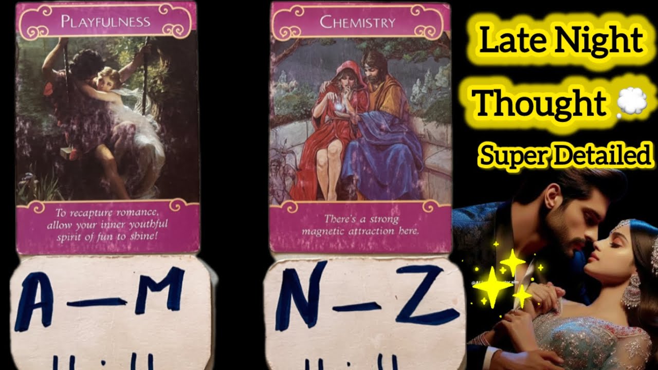Late Night Thoughts 💭 For You His/ Her Feelings Tarot Pick A Card #intutiveword1111 