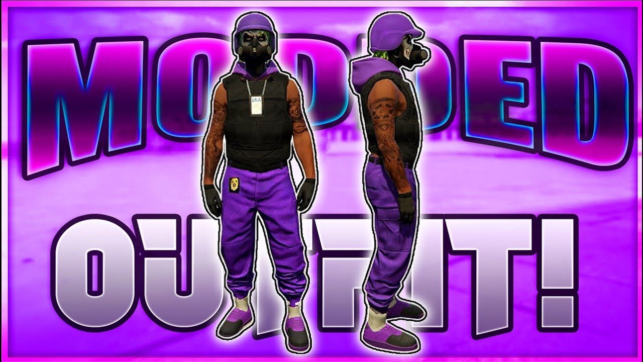 ✅JOGGERS MORADOS MODDED OUTFIT! GTA 5 ONLINE - CONJUNTO MOD SIN PERDER NADA【PS4/PS5/XboxOne/Pc】