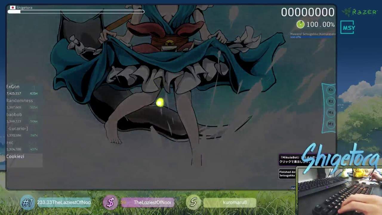osu! Cookiezi [Shigetora] Live Twitch Stream 13 (27.12.2015) part 2