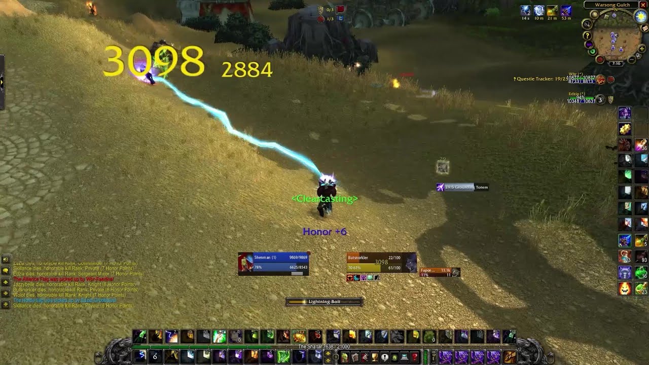 TBC Elemental Shaman PvP highlights 5