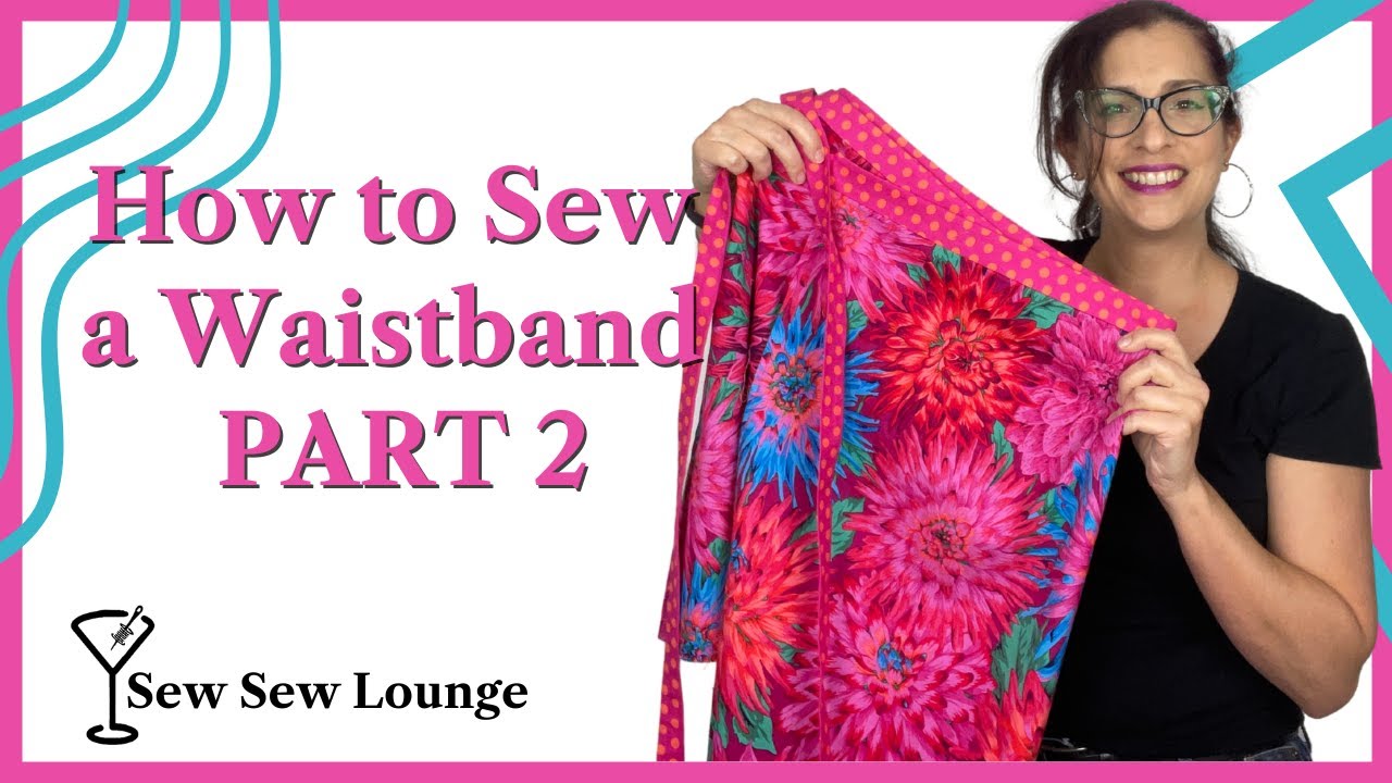 Sew a Waistband for a Skirt (Simplicity 8133)