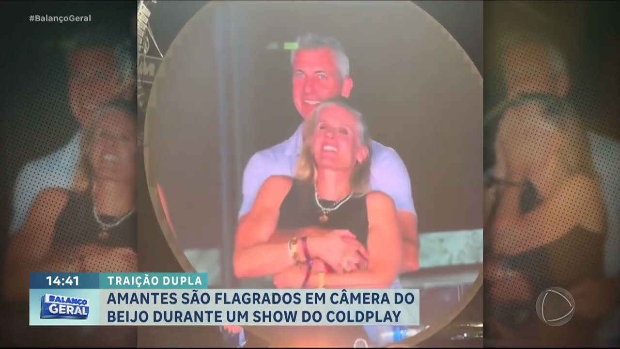 Homem flagrado por &lsquo;c&acirc;mera do beijo&rsquo; com amante em show do Coldplay &eacute; casado e tem dois filhos