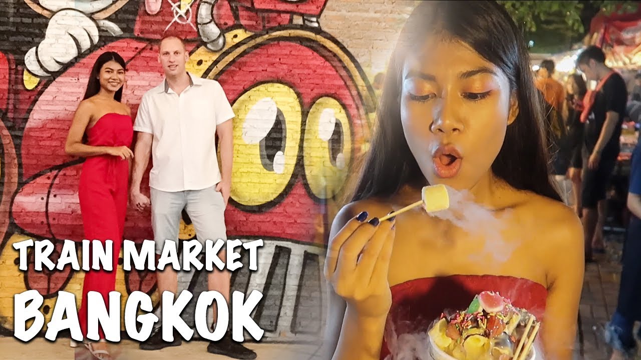 Best Night Market In Bangkok - Srinakarin Train Market