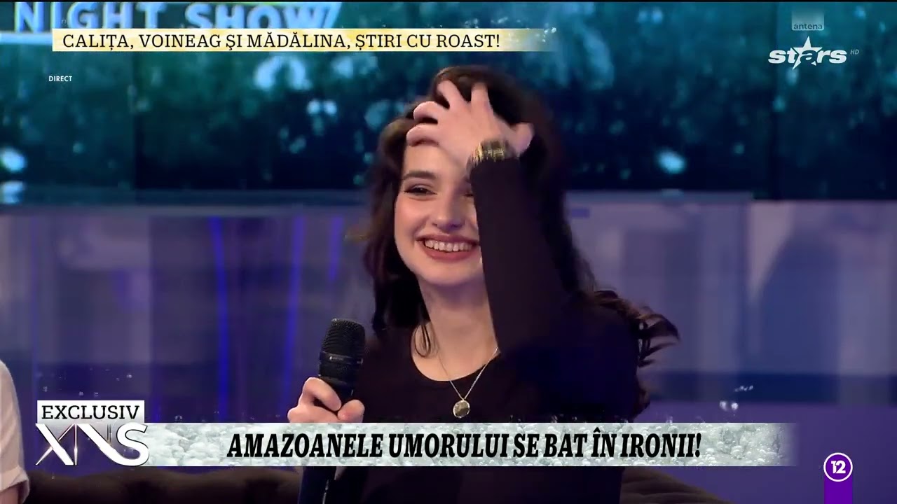 Amazoanele umorului se bat în ironii! Calița, Voineag și Mădălina, știri cu roast!