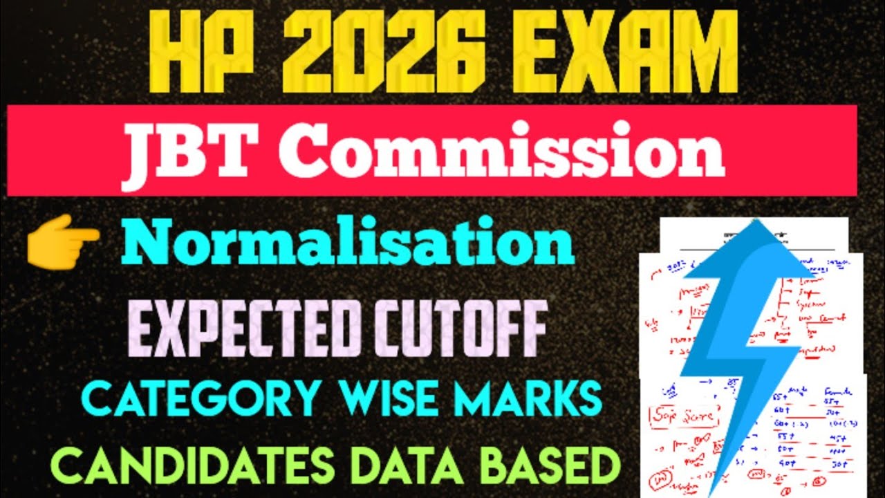 HP JBT Commission 🎯 Safe Score ☑️ HP JBT Commission Expected Cutoff analysis‼️ #hpjbt