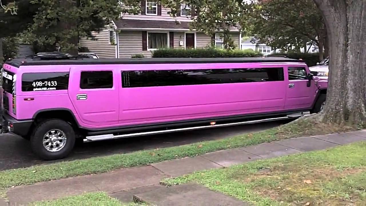 Aimee's Pink Hummer Limo Day