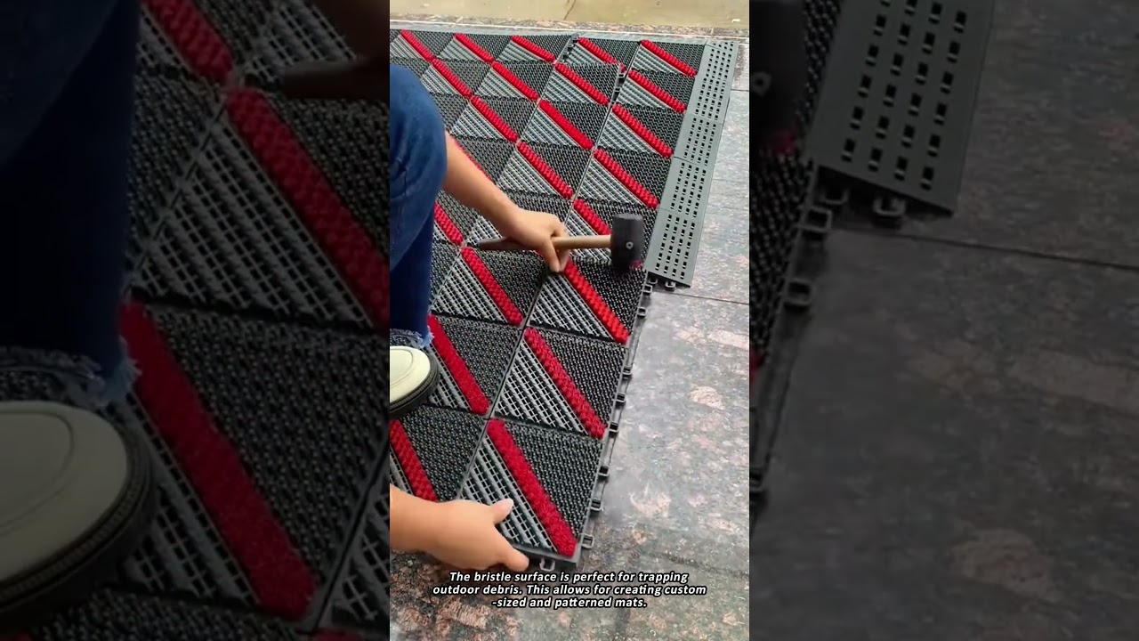 Watch This Interlocking Floor Mat Come Together