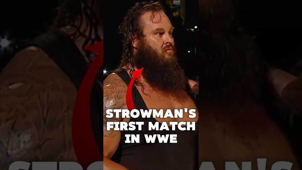 Braun Strowman's first matches on EVERY WWE SHOW #wwe #wrestling #shorts