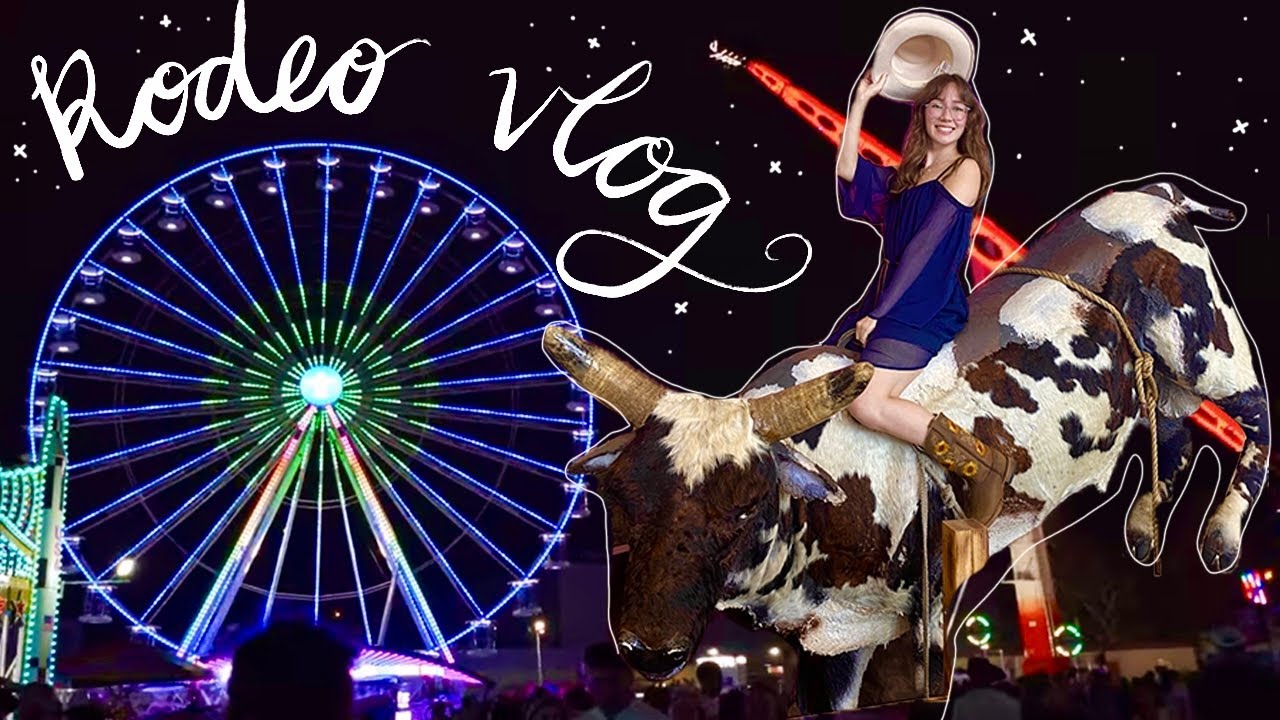 Houston rodeo, BBQ, carnival 🐄🤠🎡