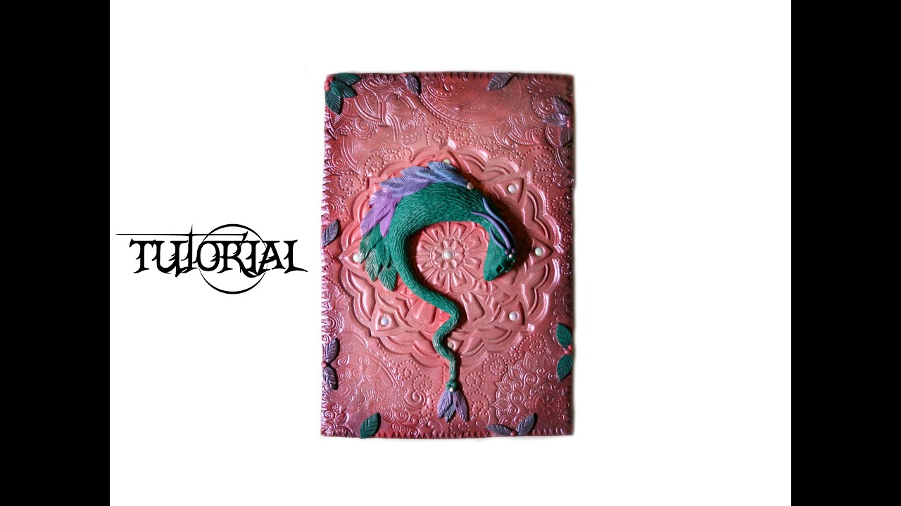 POLYMER CLAY DRAGON Journal Cover/Art Piece DIY Tutorial | Gothic/Fantasy Crafts | Velvetorium