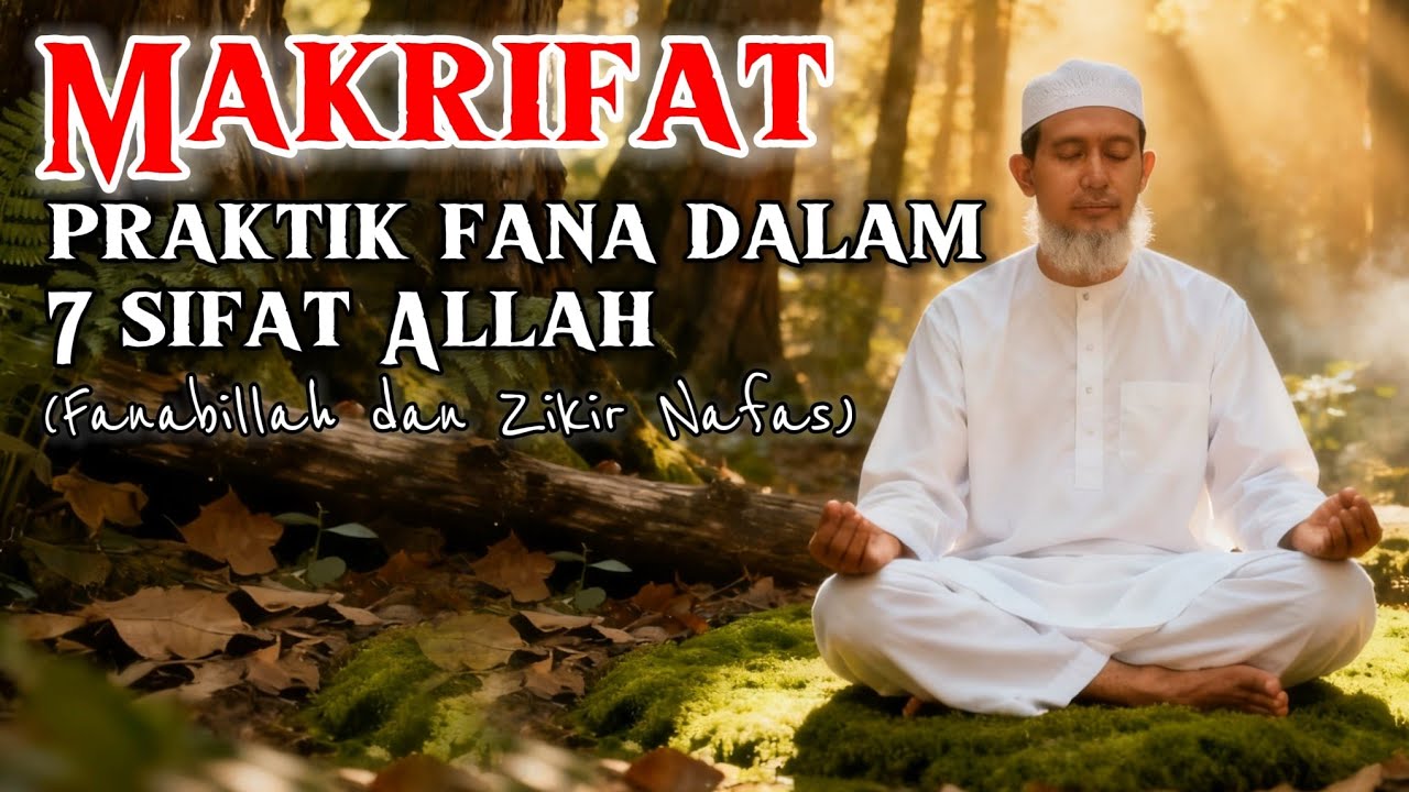 Makrifat: praktik fana dalam 7 sifat Allah pada diri dan zikir nafas