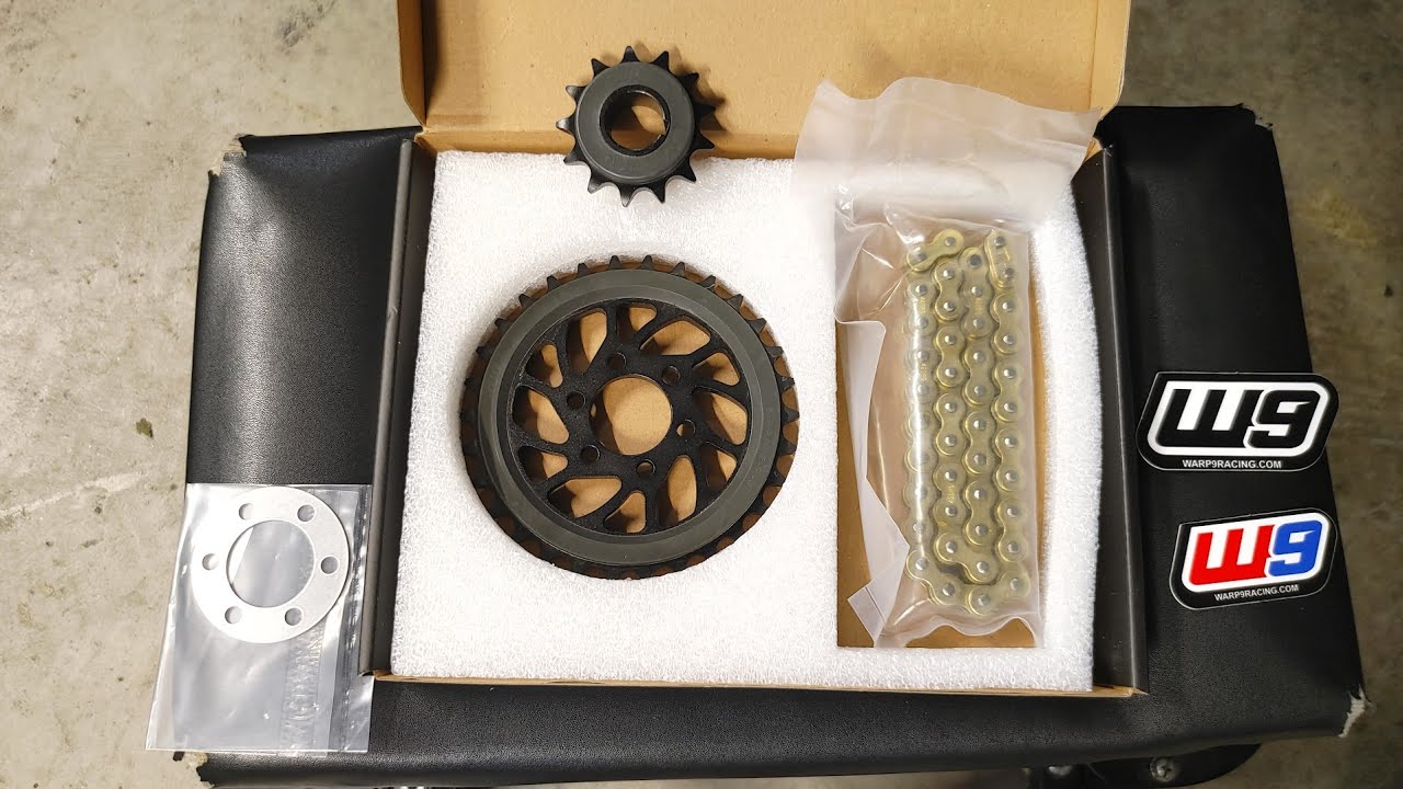 Show and Tell: Warp9 Racing Primary Drive (Warp Drive) 420 O-Ring Chain Conversion Kit