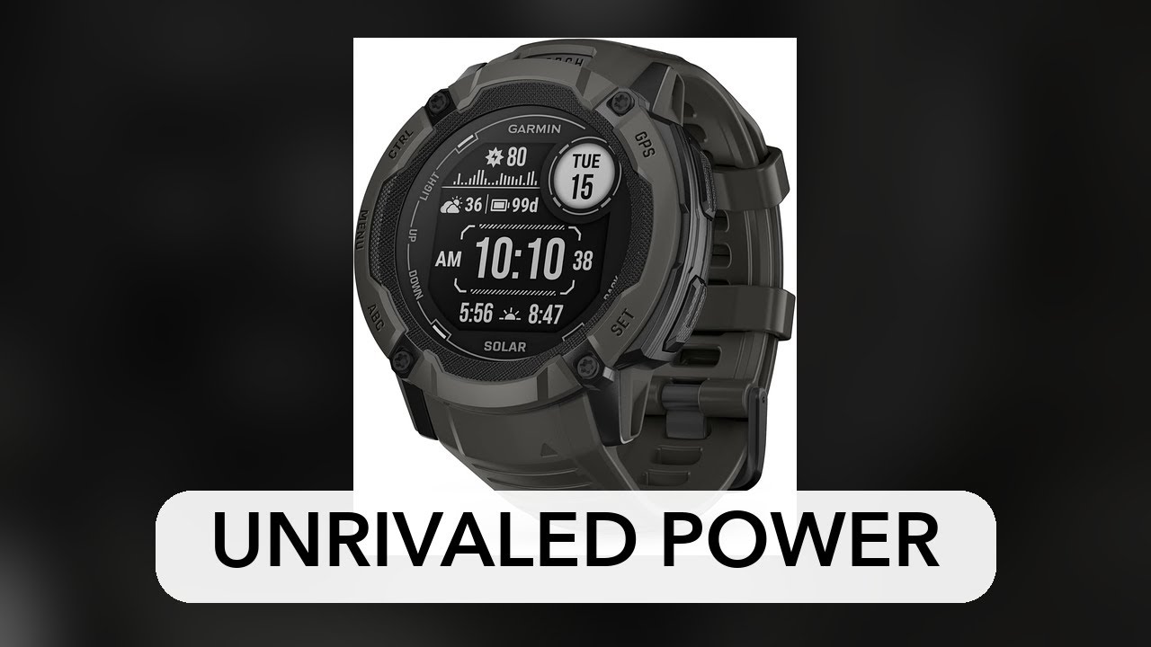 Never Charge Again? - Garmin Instinct 2X Solar