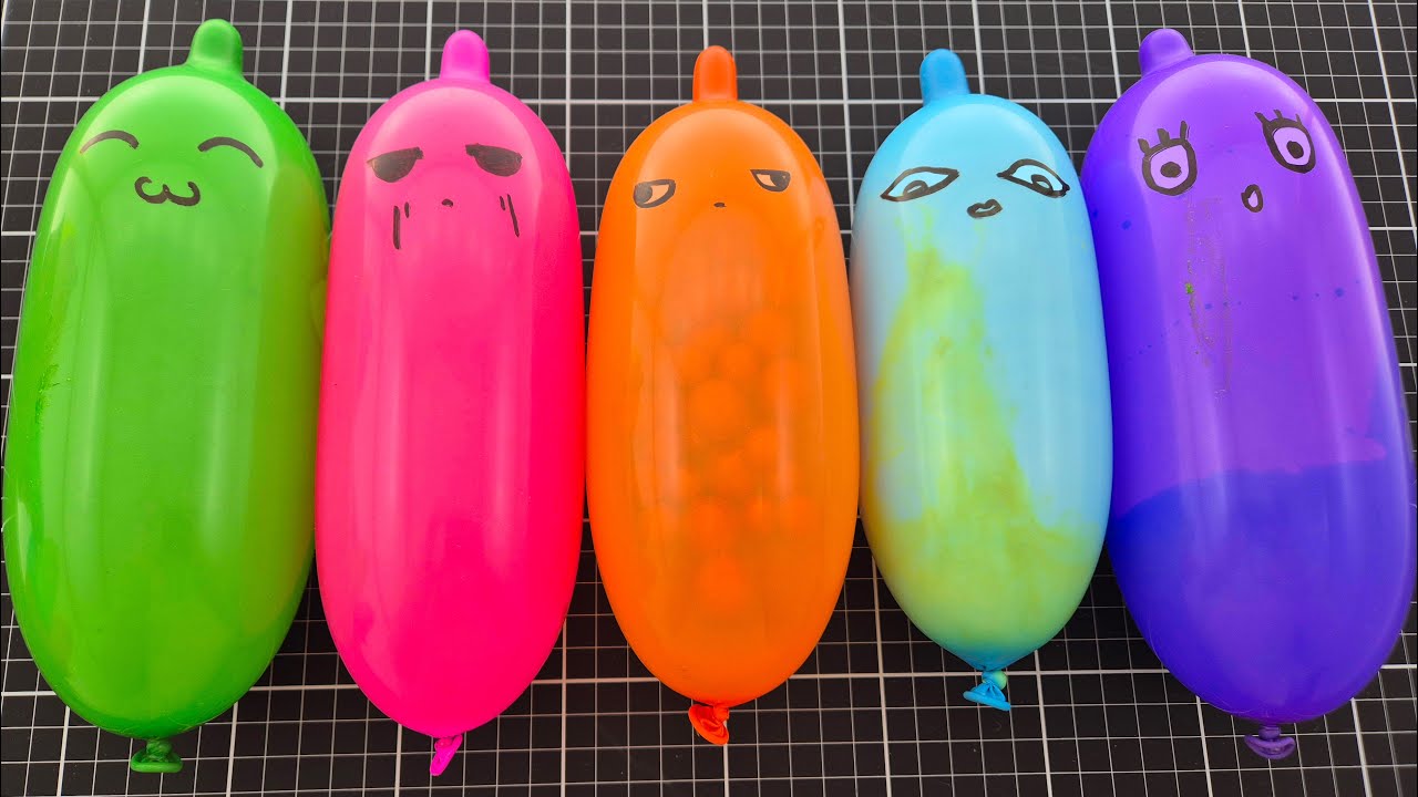Making Slime with Funny Balloons - Oddly Satisfying