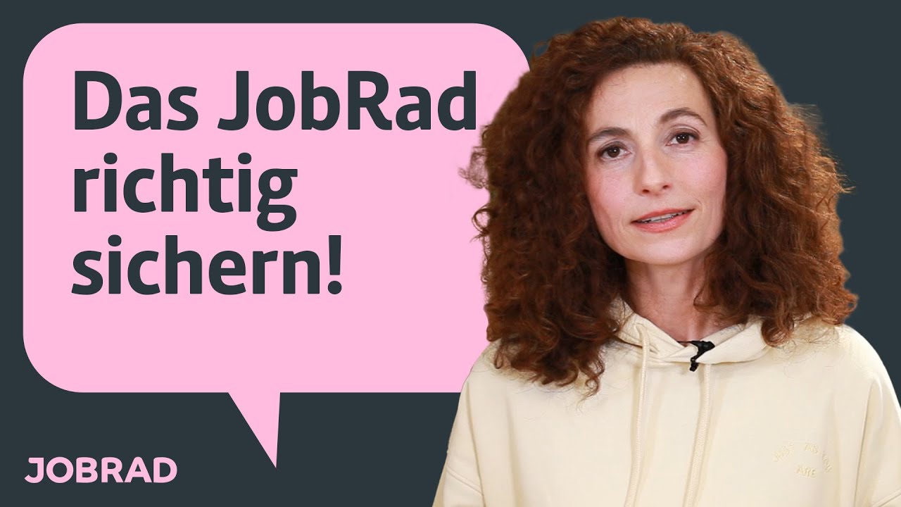 So sicherst du dein JobRad richtig!