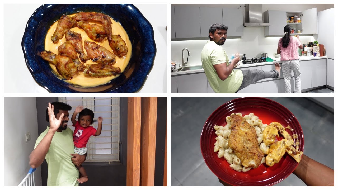 Did not expect Ram to do this/Made this dinner after so many months/Baked chicken wings/Pasta