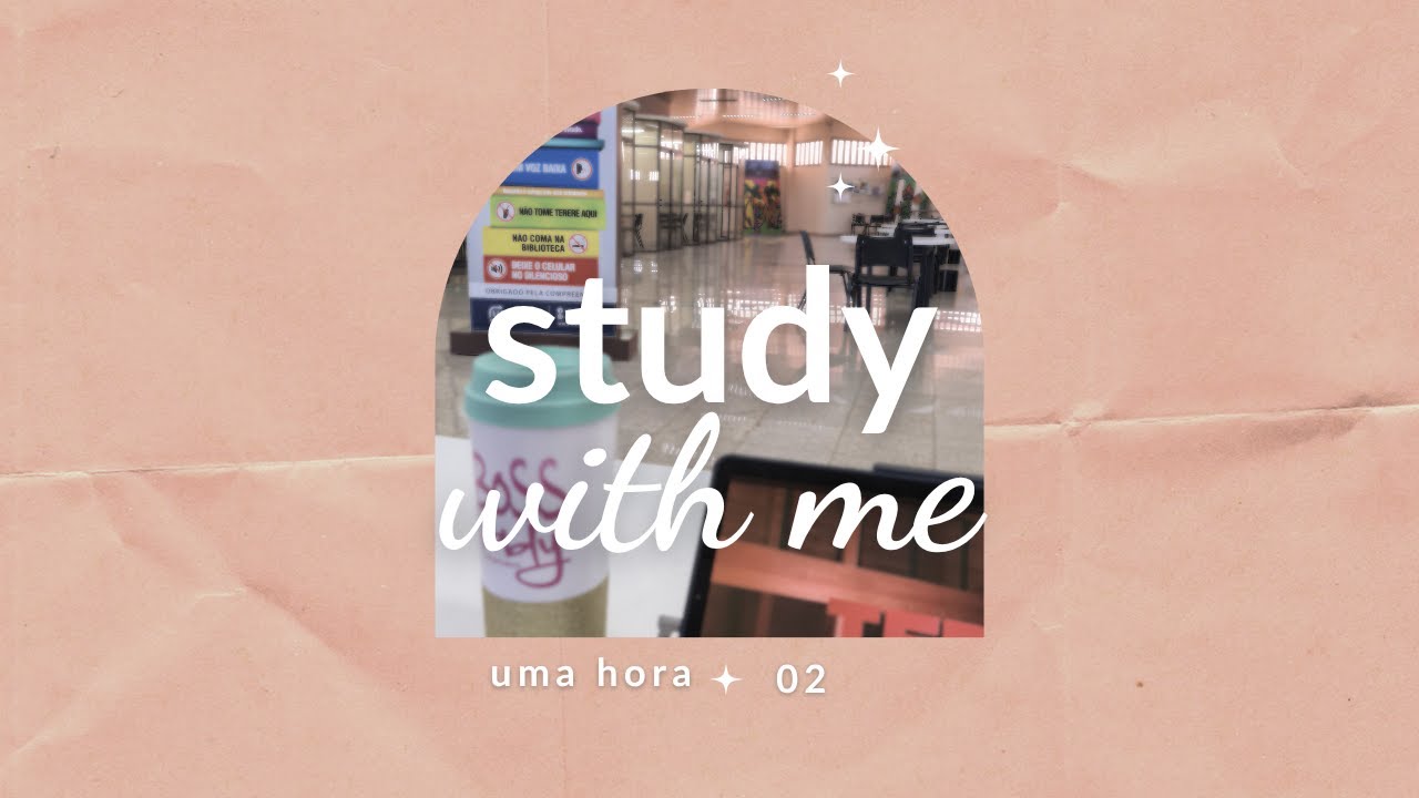 Study With Me na Biblioteca | 1h de foco real, sem pausas