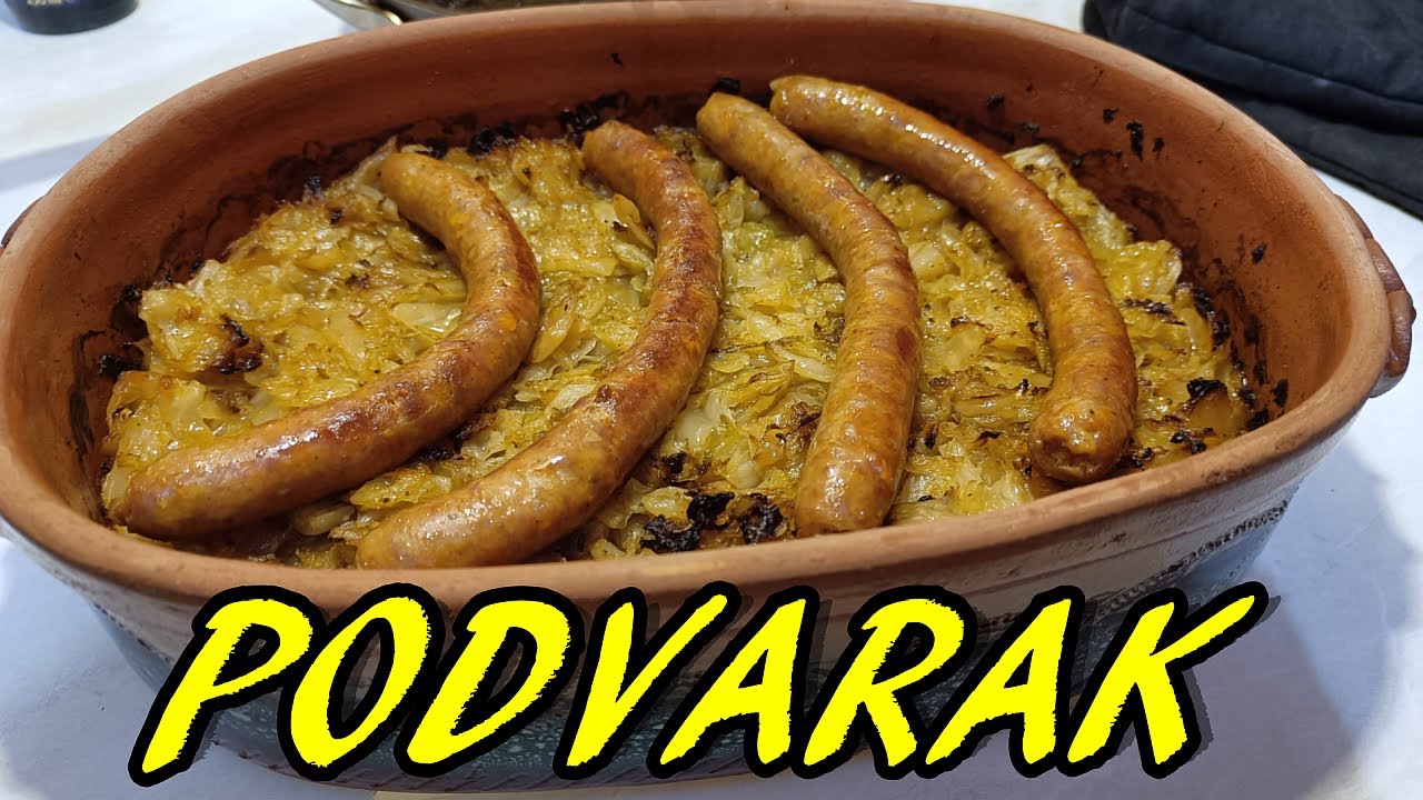 Подварак с домашней колбасой.. Очень простое и очень вкусное блюдо..