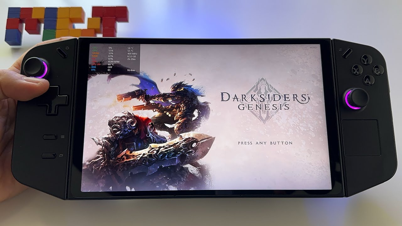 Darksiders Genesis | Lenovo Legion Go handheld gameplay | 8APU1 AMD Ryzen Z1 Extreme