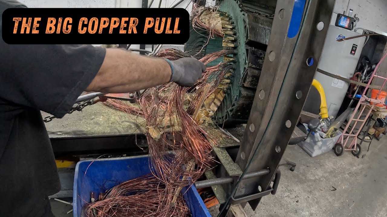The Big Pull!! Scrapping Massive Stators For Copper Pt. 5