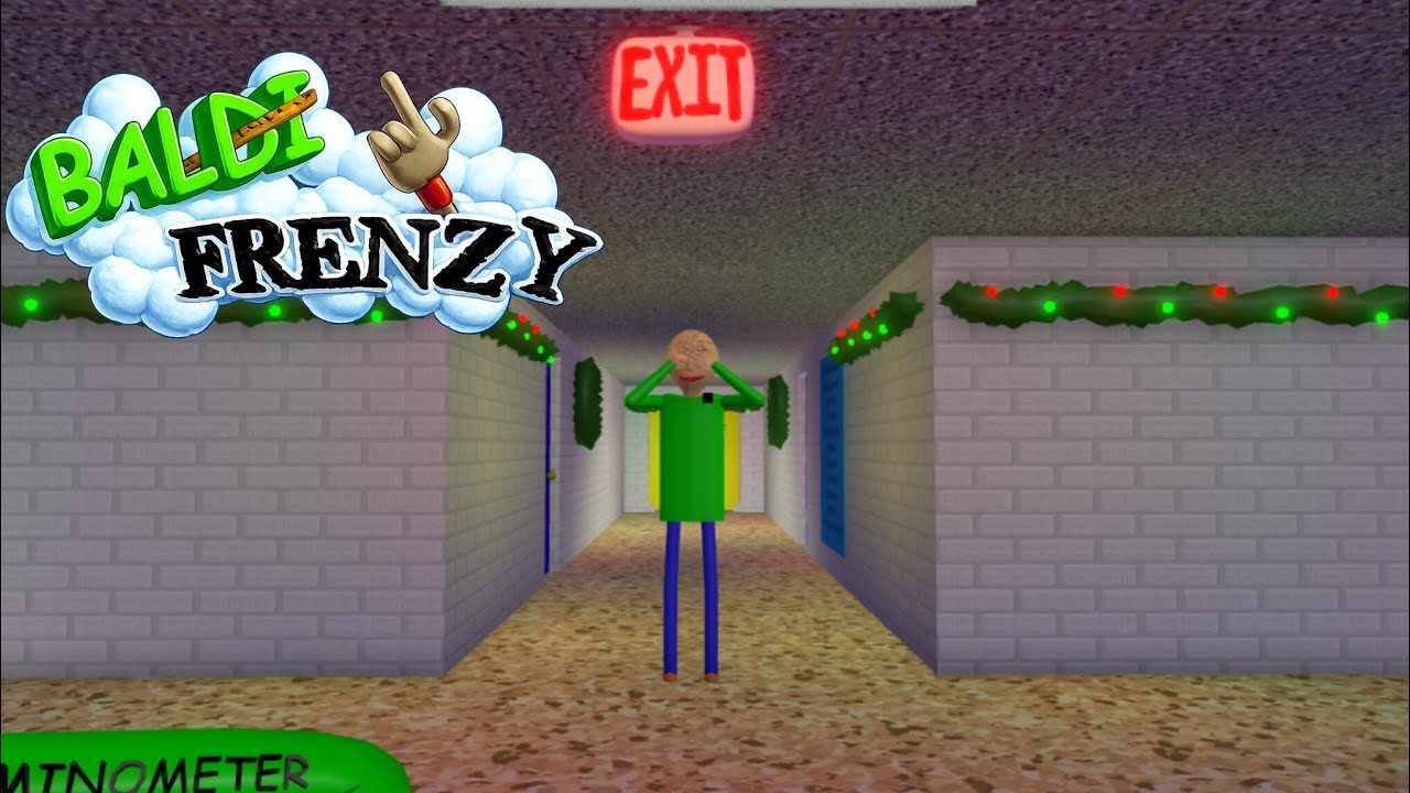 Baldi's Frenzy - Festive Schoolhouse Map Compilation | Roblox
