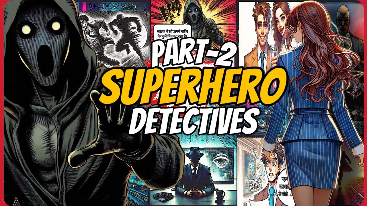 Detective story 🕵️‍♂️ PART 2 - Shadow Man & Brain Man: Superhero Detectives! 