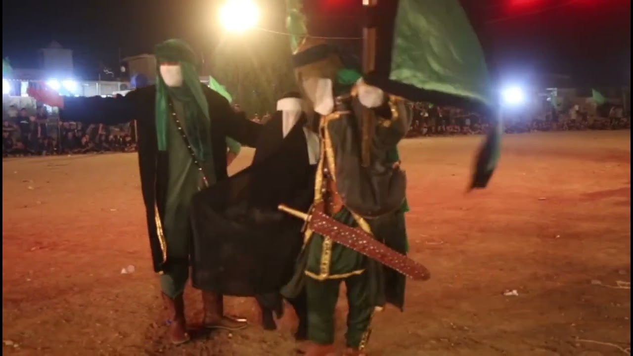 ليلة لقاء الحسين علية السلام بالحر موكب جعفر الطيار(ع)