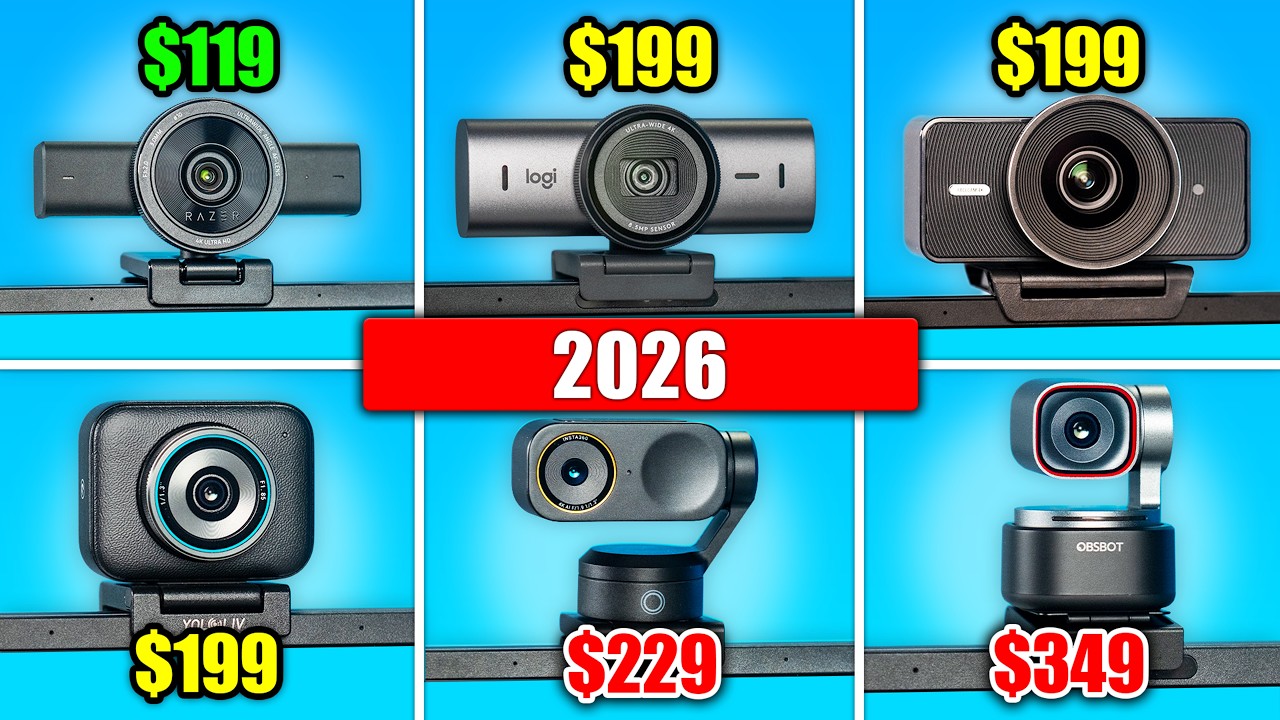 Which 4K Webcam Should You Buy?? | Best Webcam For Streaming In 2026