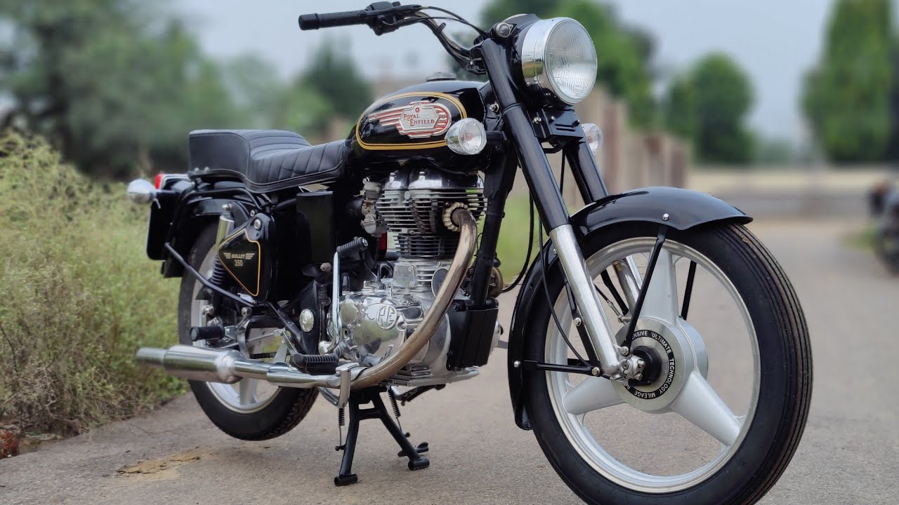 Bullet 350 2011 Restoration | Royal Enfield modifications 