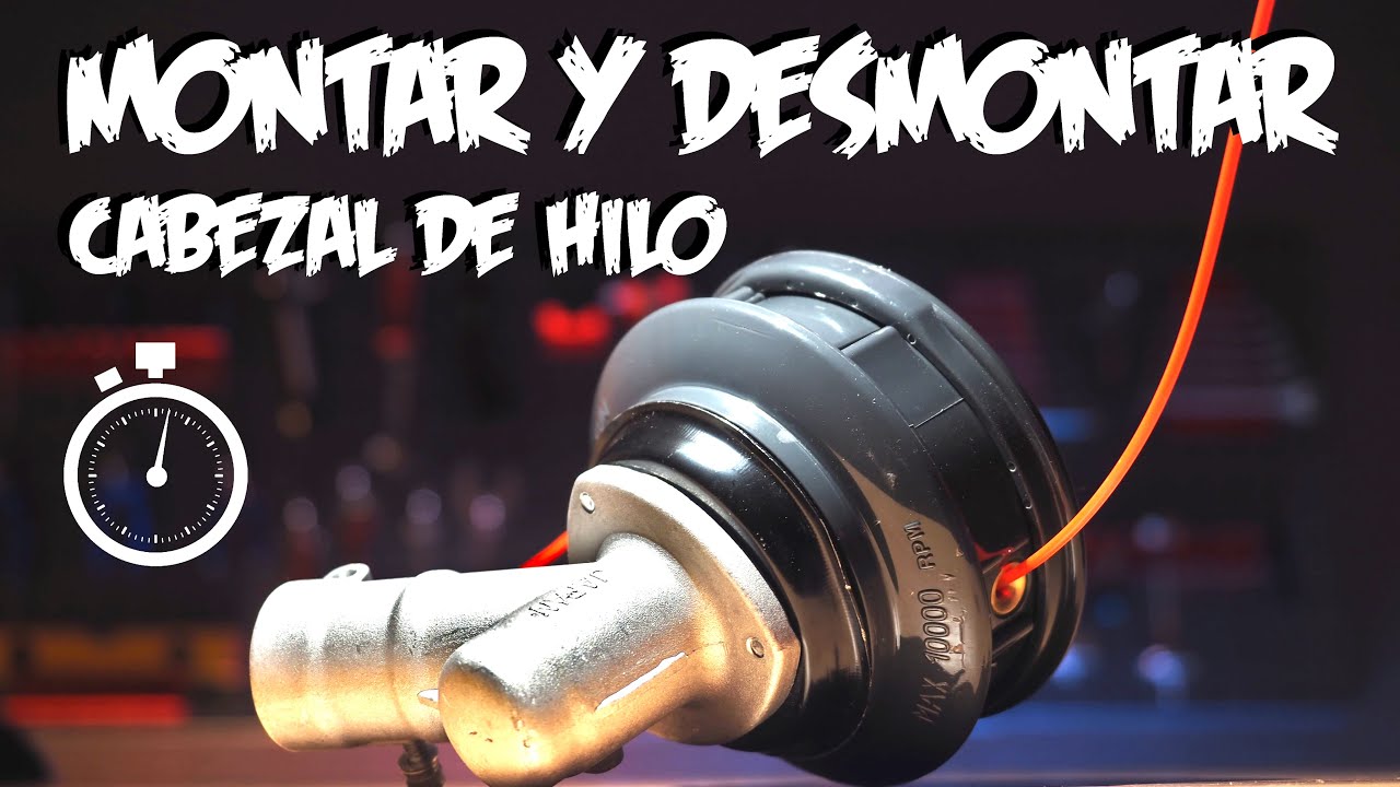 Montar cabezal de hilo nylon en 1 minuto