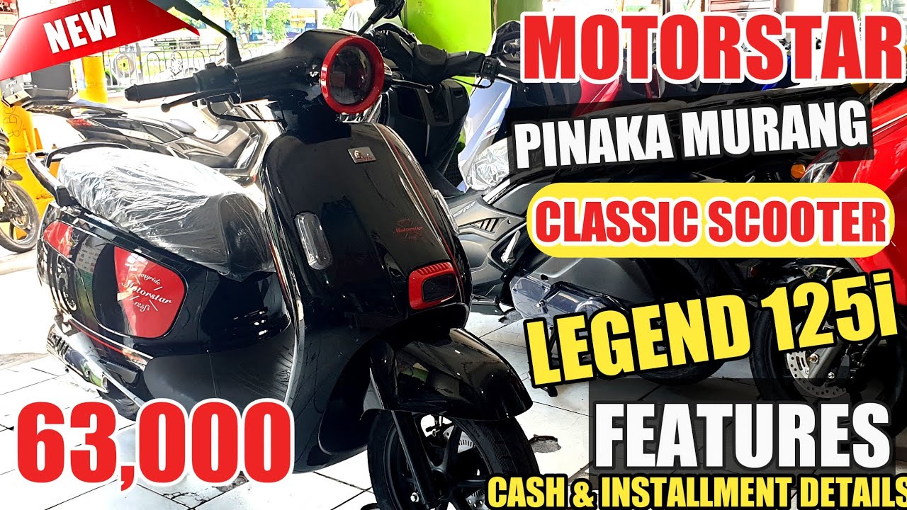 LEGEND 125 FI | LIMITED AT PINAKAMURANG CLASSIC SCOOTER NG MOTORSTAR FULL REVIEW