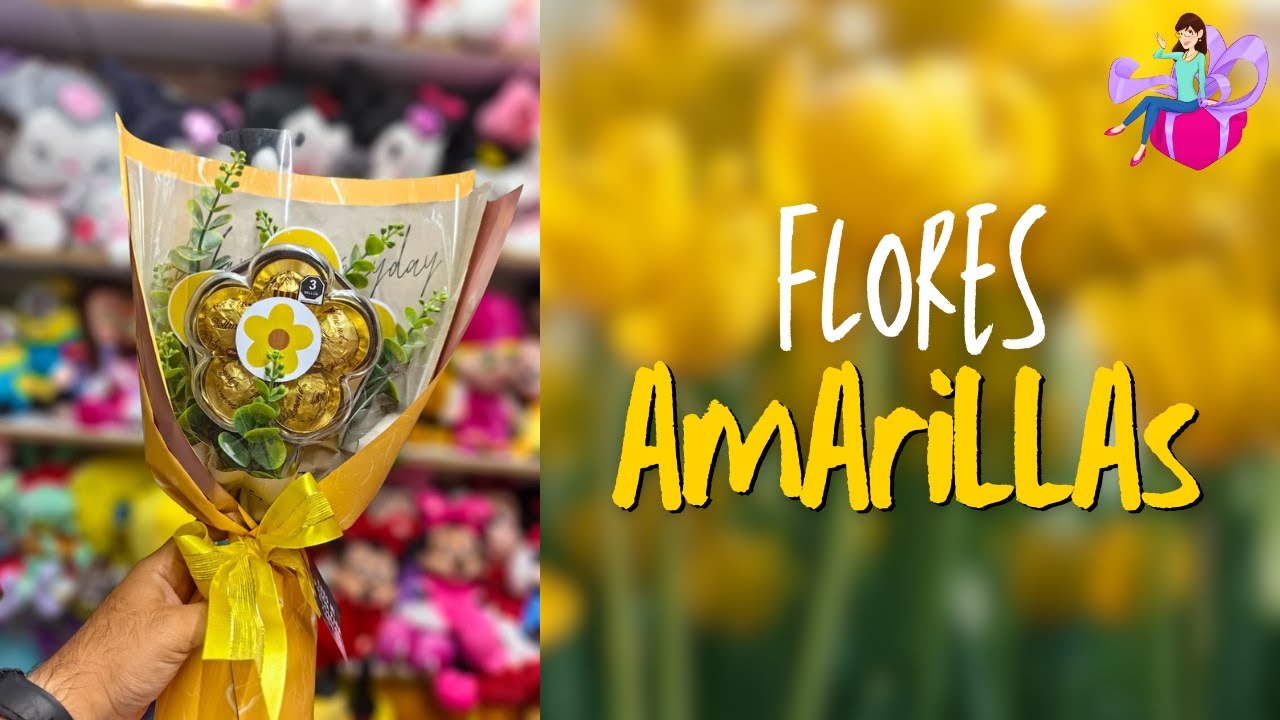 Idea Con Flores Amarillas / Manualidades de Vero