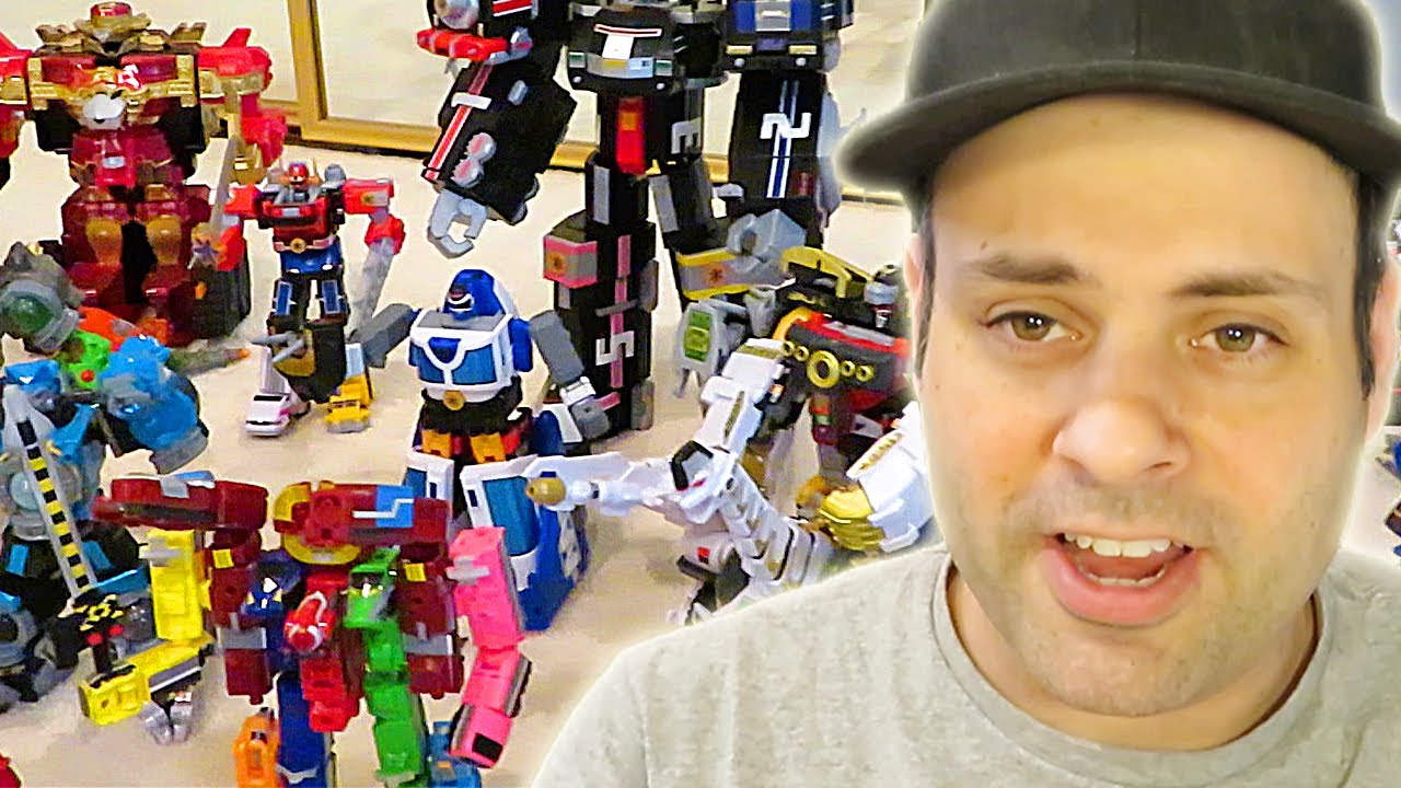 Too Many Power Rangers Super Minipla Sentai Megazords! (Vlog #637)