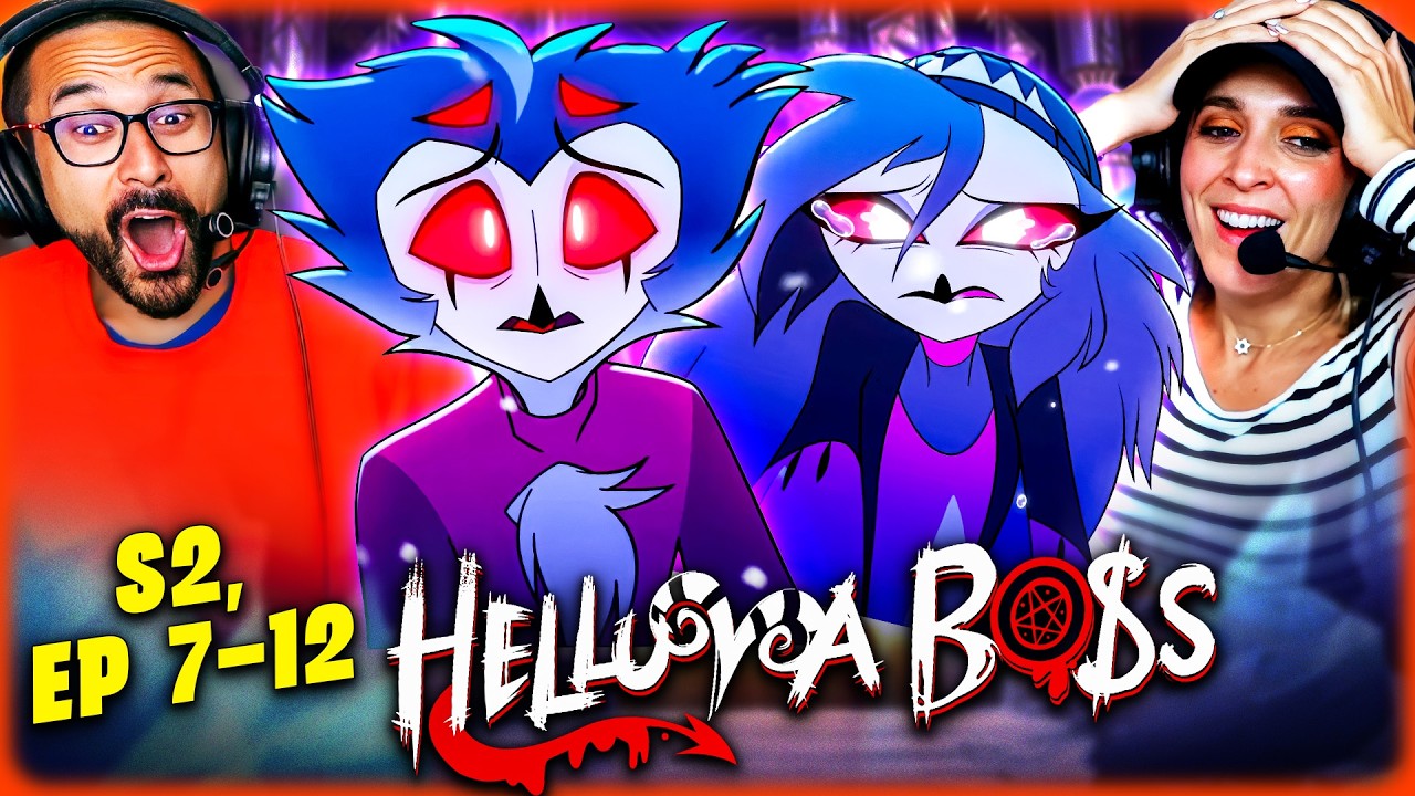 HELLUVA BOSS Season 2, Episode 7 - 12 REACTION!! Just Look My Way Music Video | Hazbin Hotel