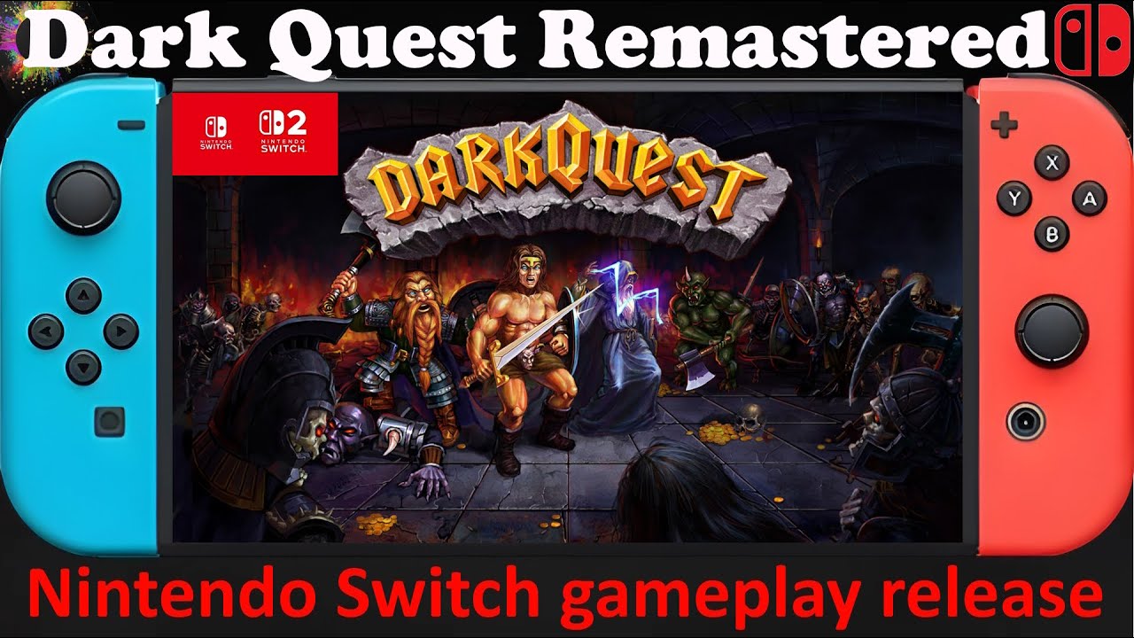 Dark Quest Remastered - Nintendo Switch / Switch 2 Compatible gameplay release