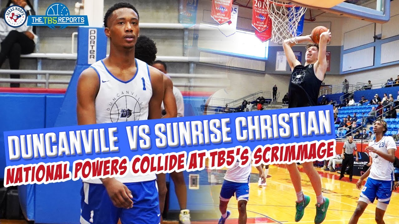 Duncanville vs Sunrise Christian at TB5's The Scrimmage