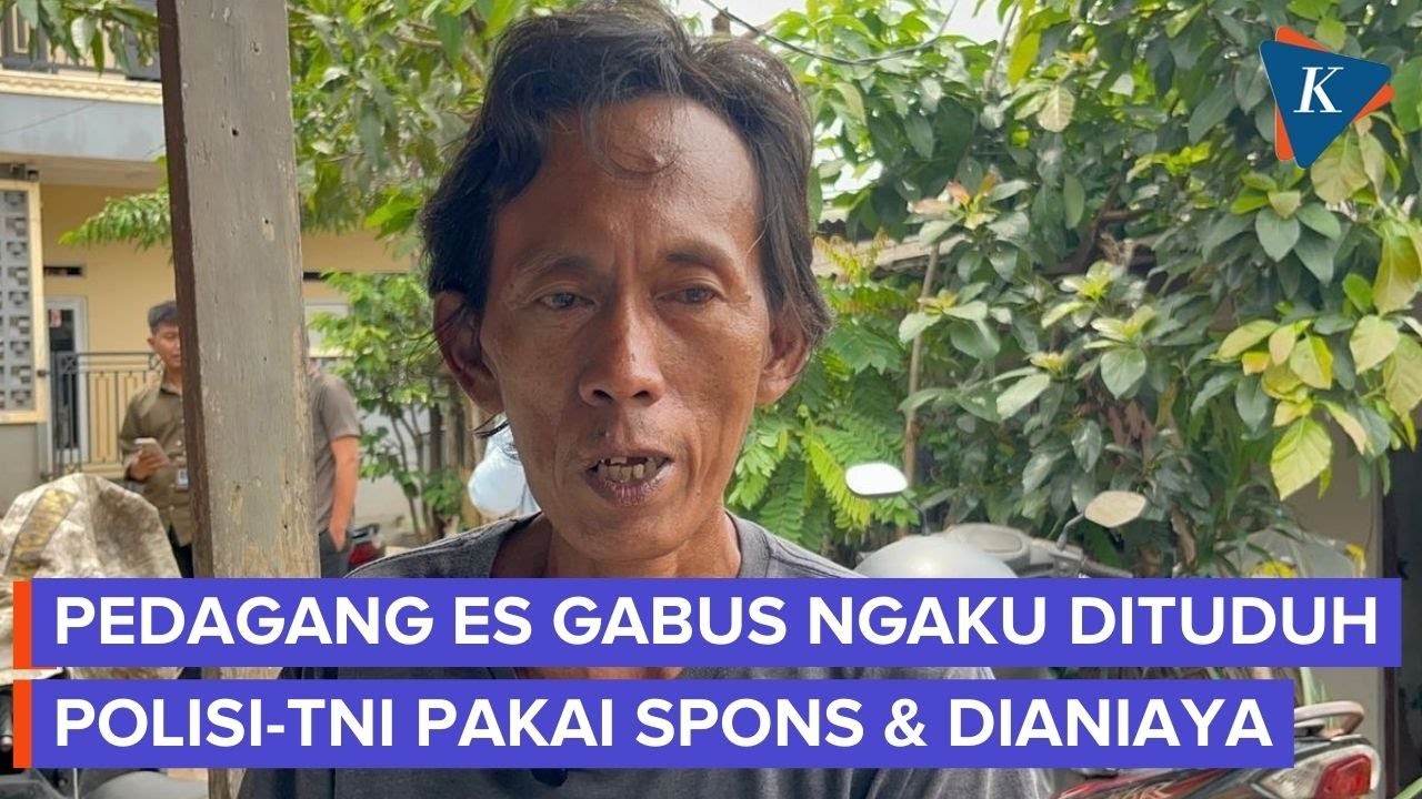 Pedagang Es Gabus yang Dituduh Polisi-TNI Pakai Spons Mengaku Dianiaya, Kini Trauma