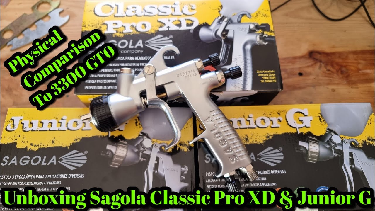 Sagola Classic Pro XD & Junior G Unboxing & Physical Comparison To Sagola 3300 GTO