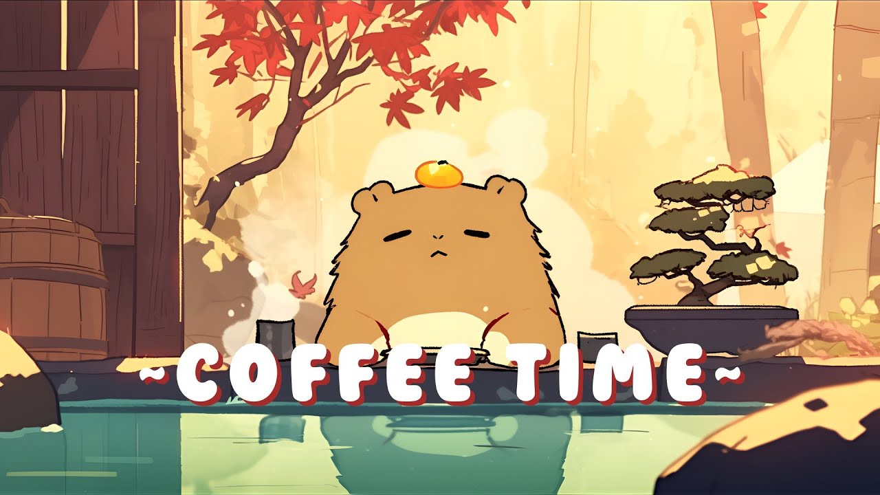 24/7 Capybara Lofi Beats - Chill Jazz Beats to Relax/Study ~ Calm Energy ~ 🦫 🎵 ✨ | High Quality