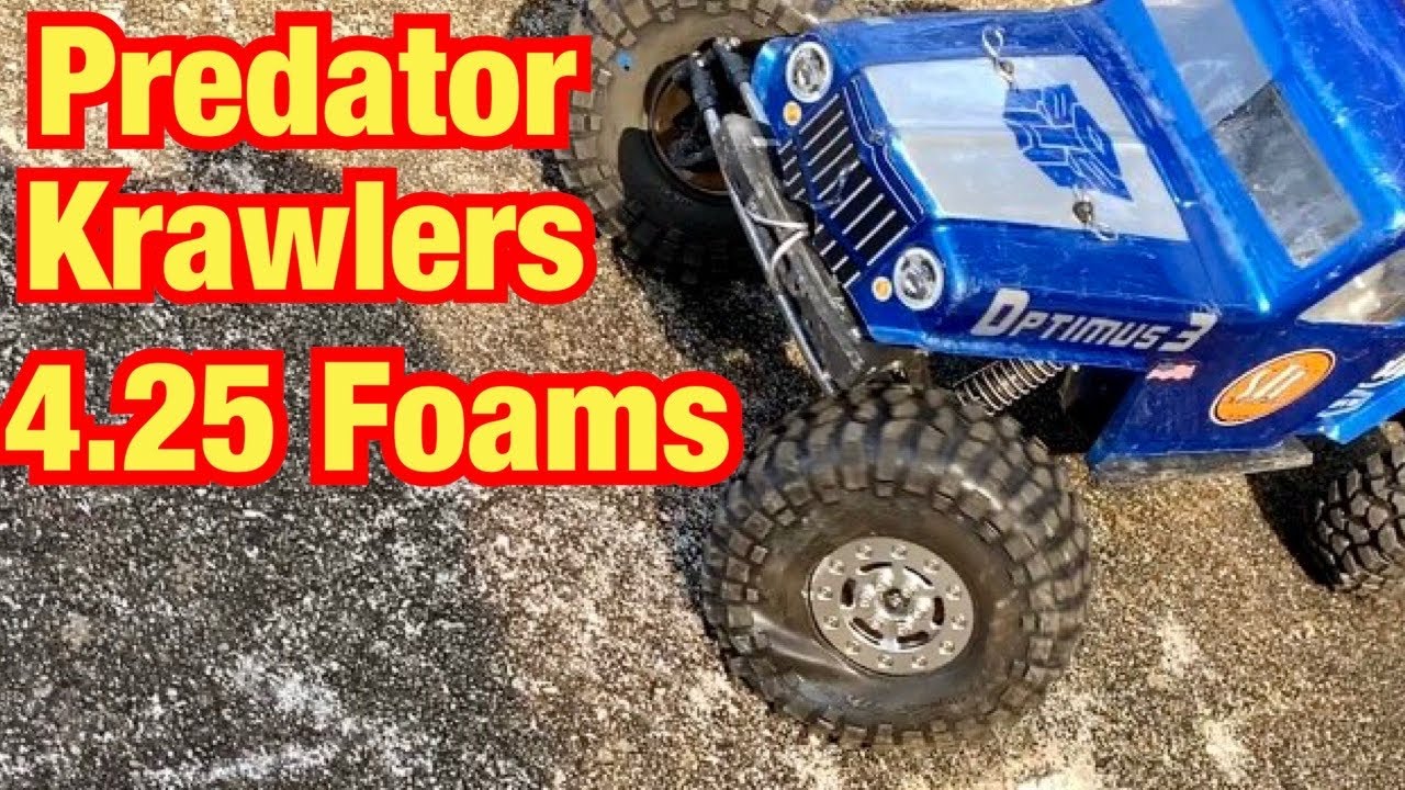 Optimus 3 on Predator Krawlers and CI 4.25 lil nova foams