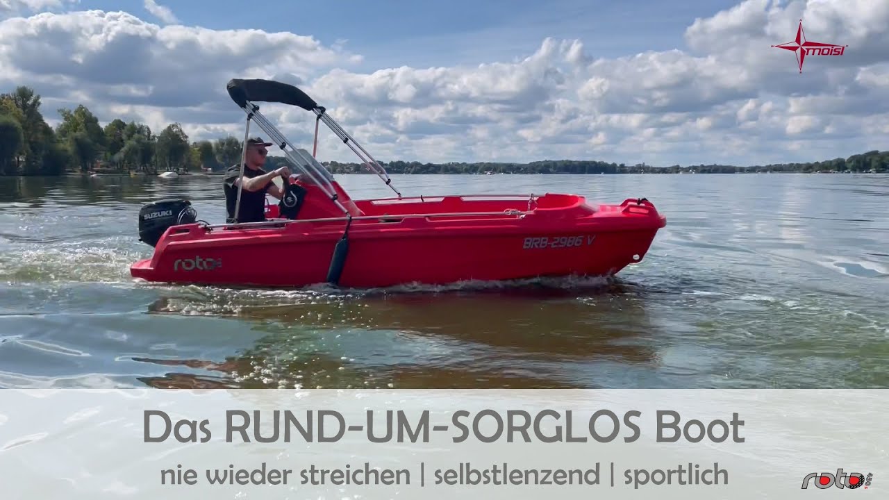 Das kleine Motorboot mit großem FUN - ROTO 450s Family | Probefahrt an der Bootsvermietung Moisl