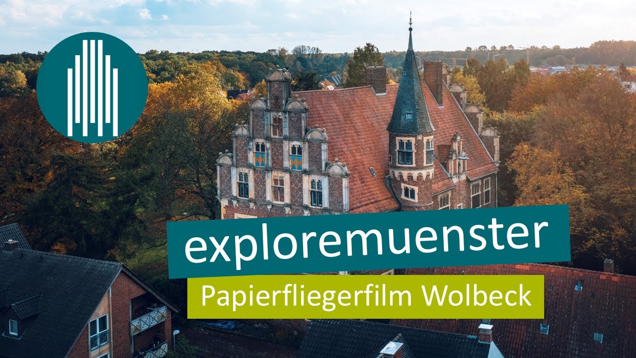 Papierfliegerfilm Wolbeck: Kleine Entdeckungsreise durch Münsters Stadtteile mit FPV-Drohne
