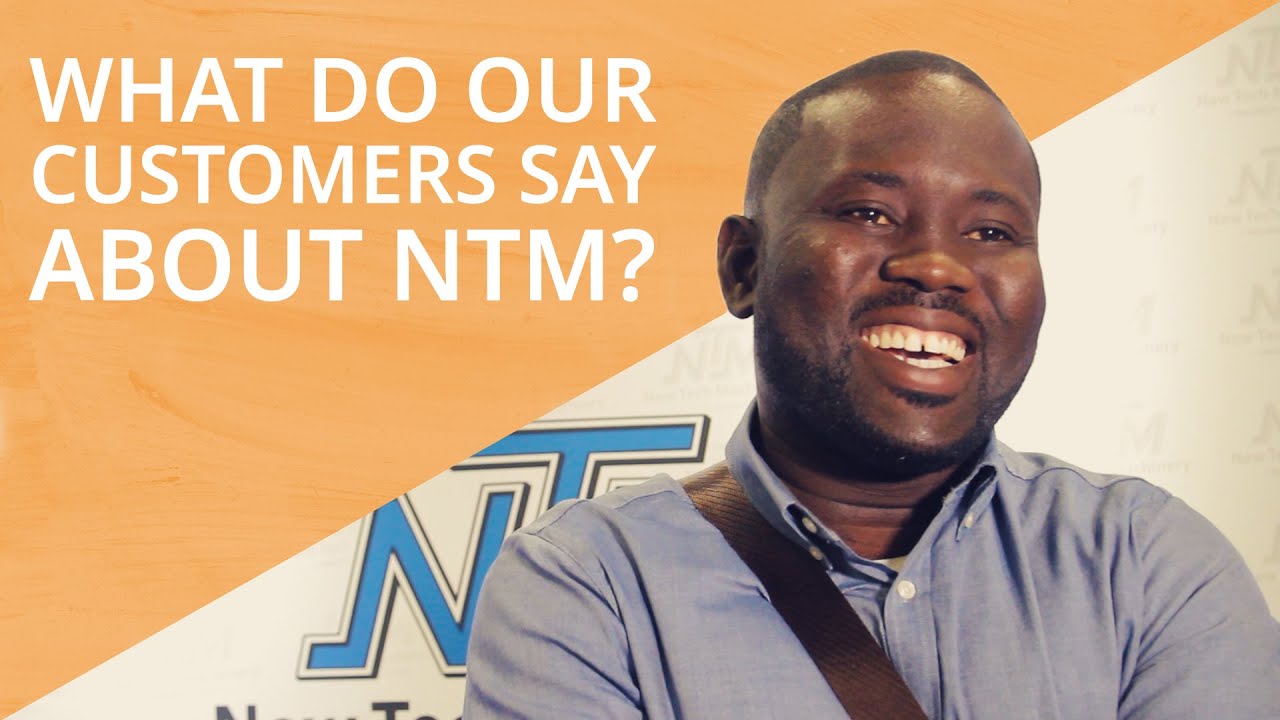 What Do Our Customers Say About Their NTM Equipment?