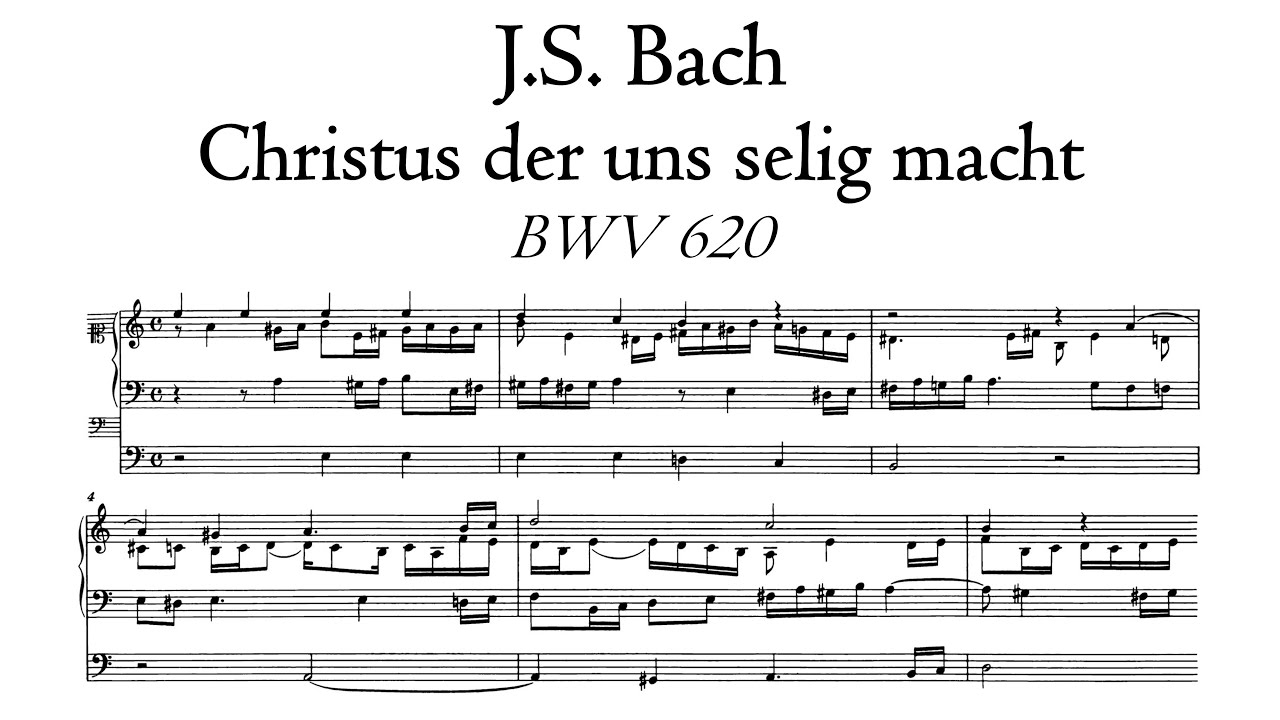 Bach - Christus, der uns selig macht, BWV 620 - M&uuml;ller organ, Leeuwarden, Sweelinq