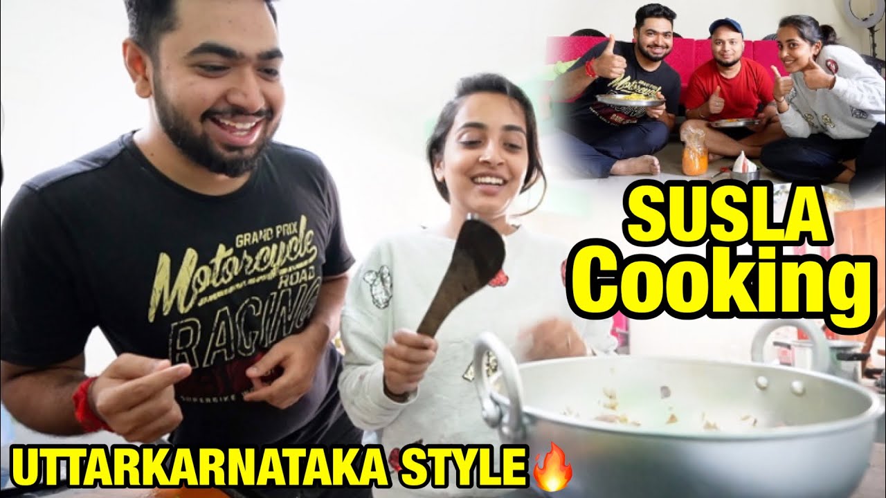 Susla Cooking With @AashikaGowda  @udaalpavvya  Ft GeekIndia | Bachelor Cooking 😂 Comedy Vlog