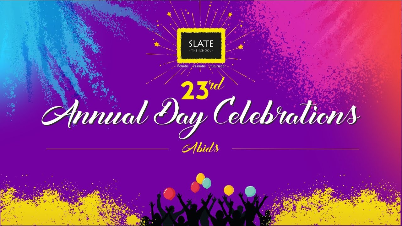 23rd Annual Day Celebrations of SLATE - ABIDS | LIVE | SLATE - The School