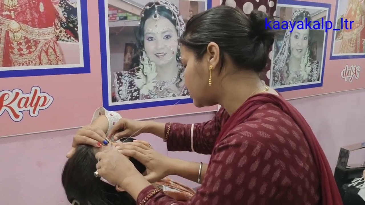 everything about eyebrow threading part _15 || किस position me खड़े होकर eyebro बनाए